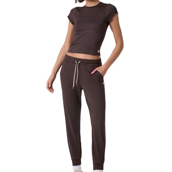 Vuori Performance Jogger Java Heather Dreamknit Super Soft Pockets Size L - Picture 5 of 10